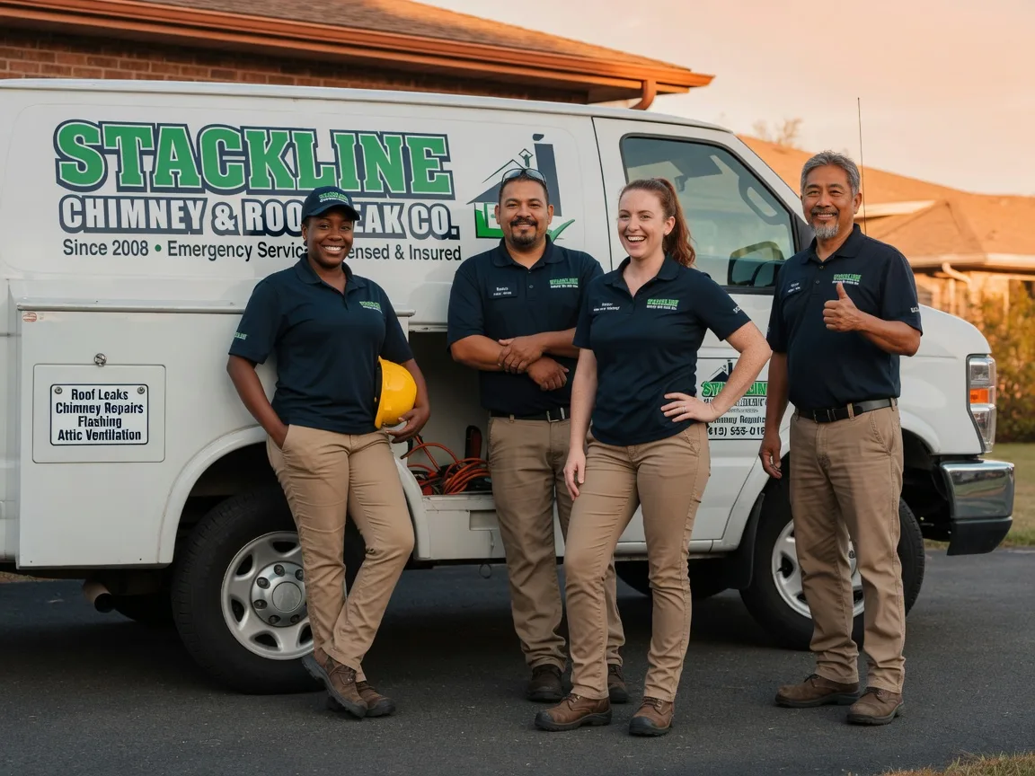 Chimney flashing repair company in Tipton, OK